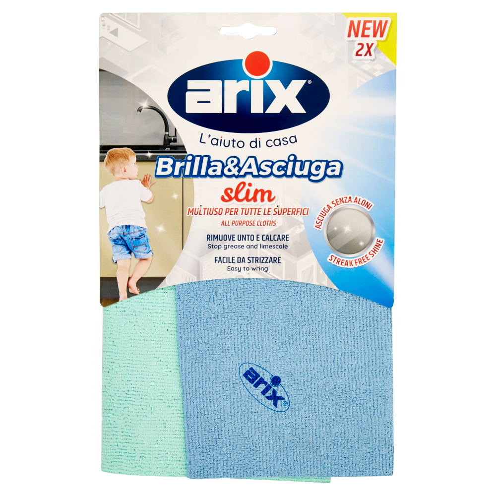arix Brilla&Asciuga slim 2 pz