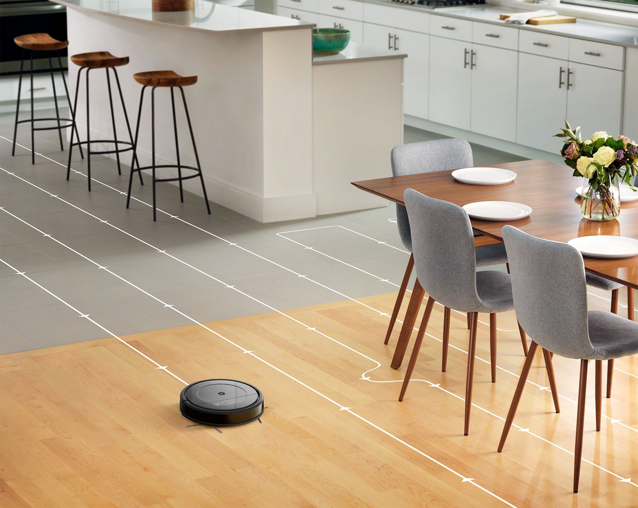 iRobot Roomba Combo 0,45 L Sacchetto per la polvere Nero, Grigio