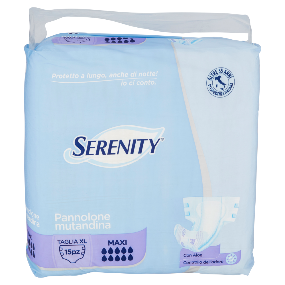 Serenity Pannolone mutandina Maxi Taglia XL 15 pz