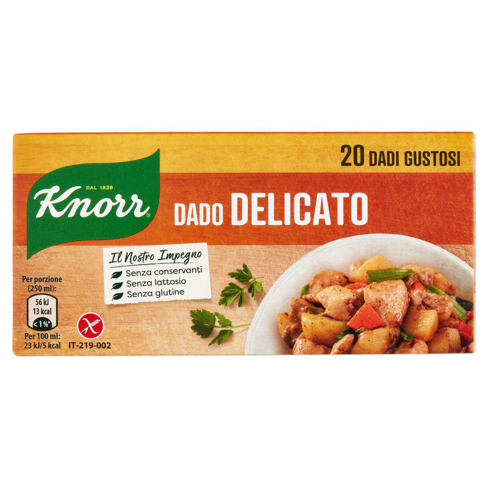 Knorr Dado Delicato 20 Dadi 200 g