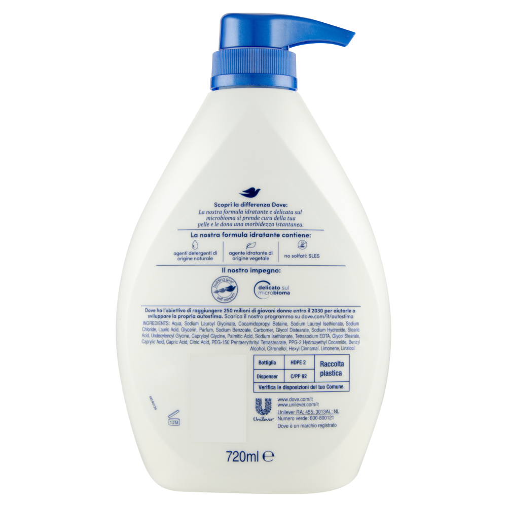 Dove Idratante Bagnodoccia 720 Ml Carrefour