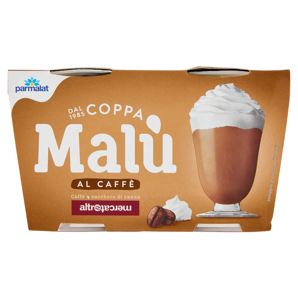 PARMALAT Coppa Mal&ugrave; al Caff&egrave; 2x100g