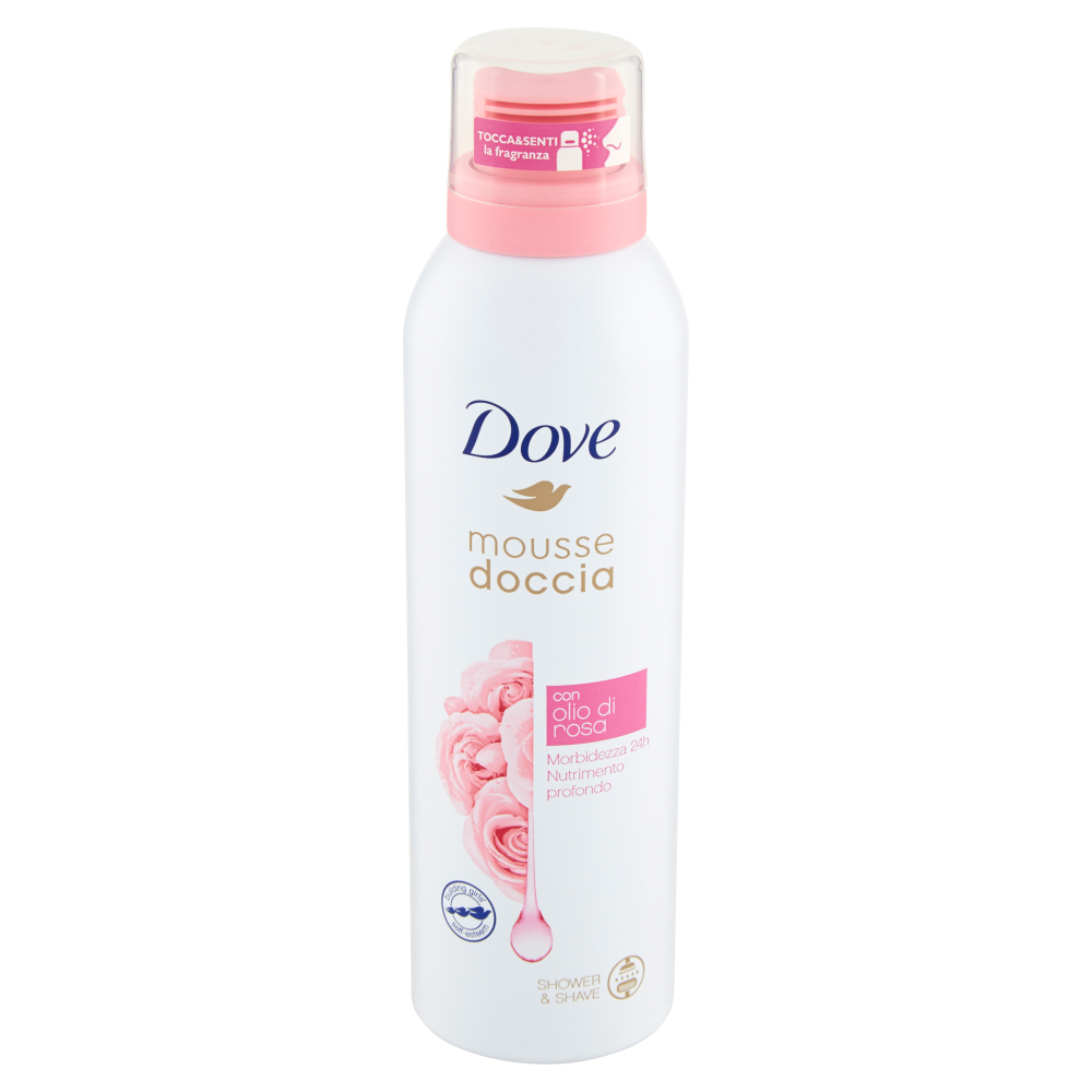 Dove mousse doccia con olio di rosa 200 ml