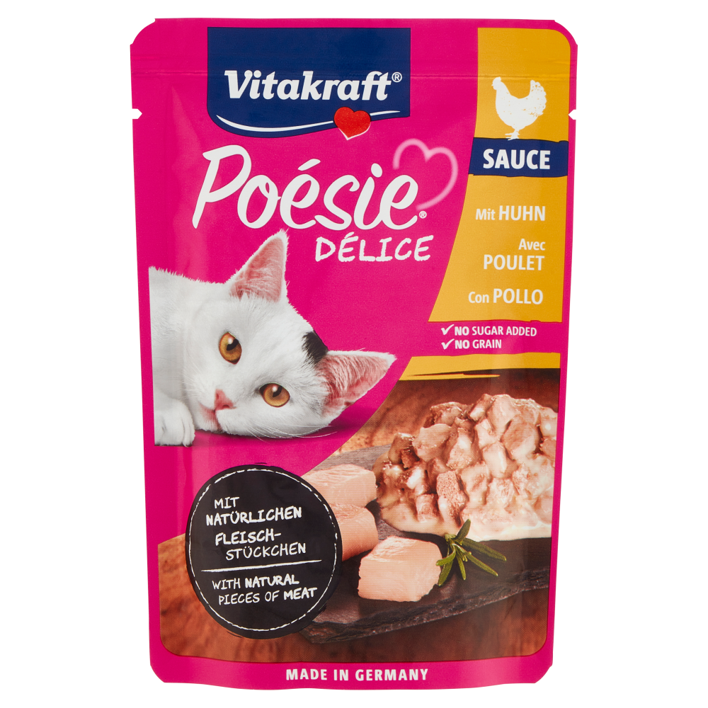 Vitakraft Poésie Délice Sauce con Pollo 85 g