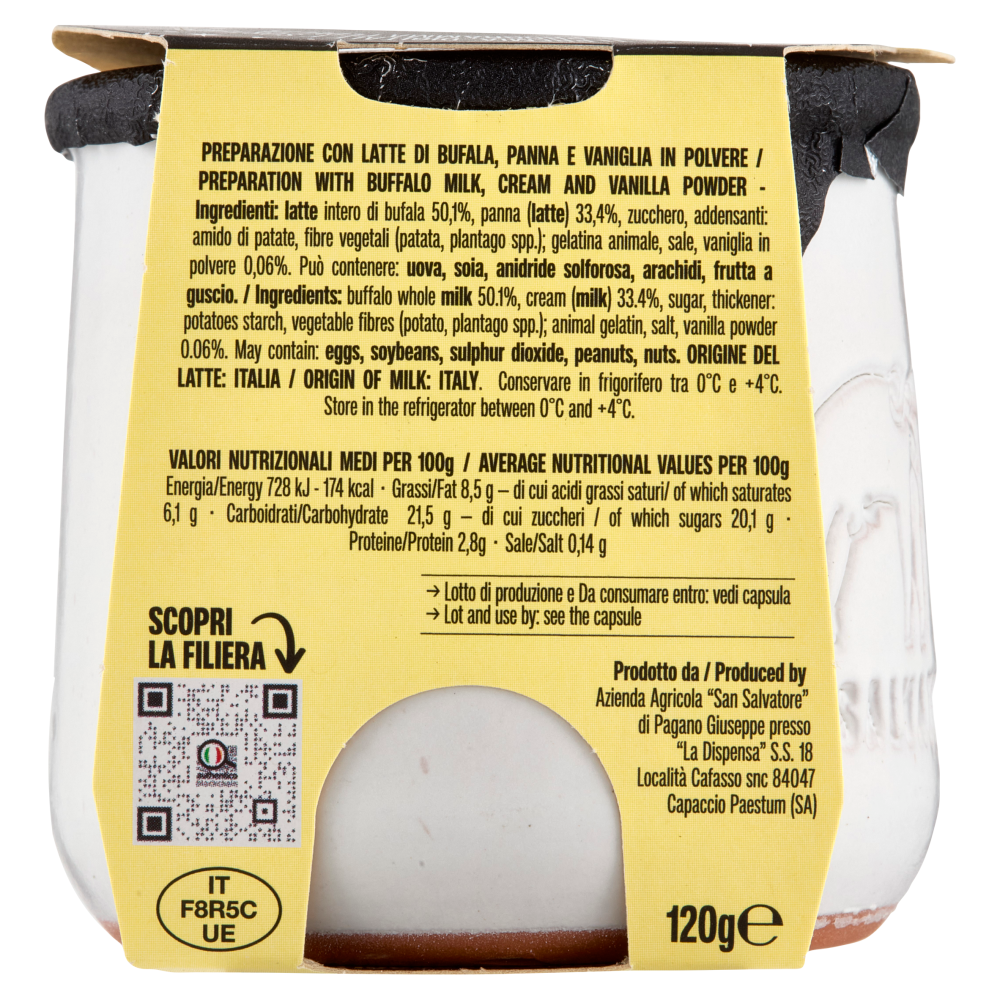 Latteria San Salvatore Dessert Cremoso Vaniglia 120 g