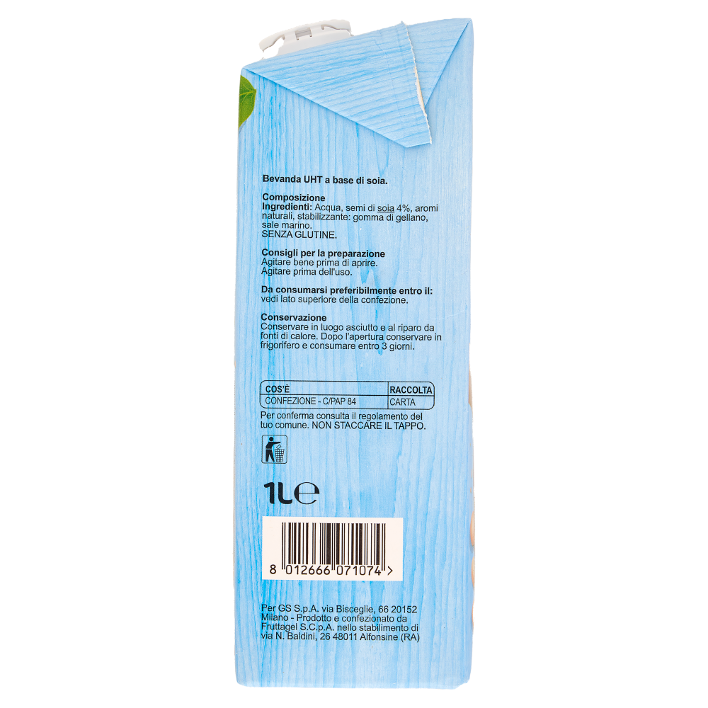 Carrefour Sensation Zero Zuccheri Soia 1 L