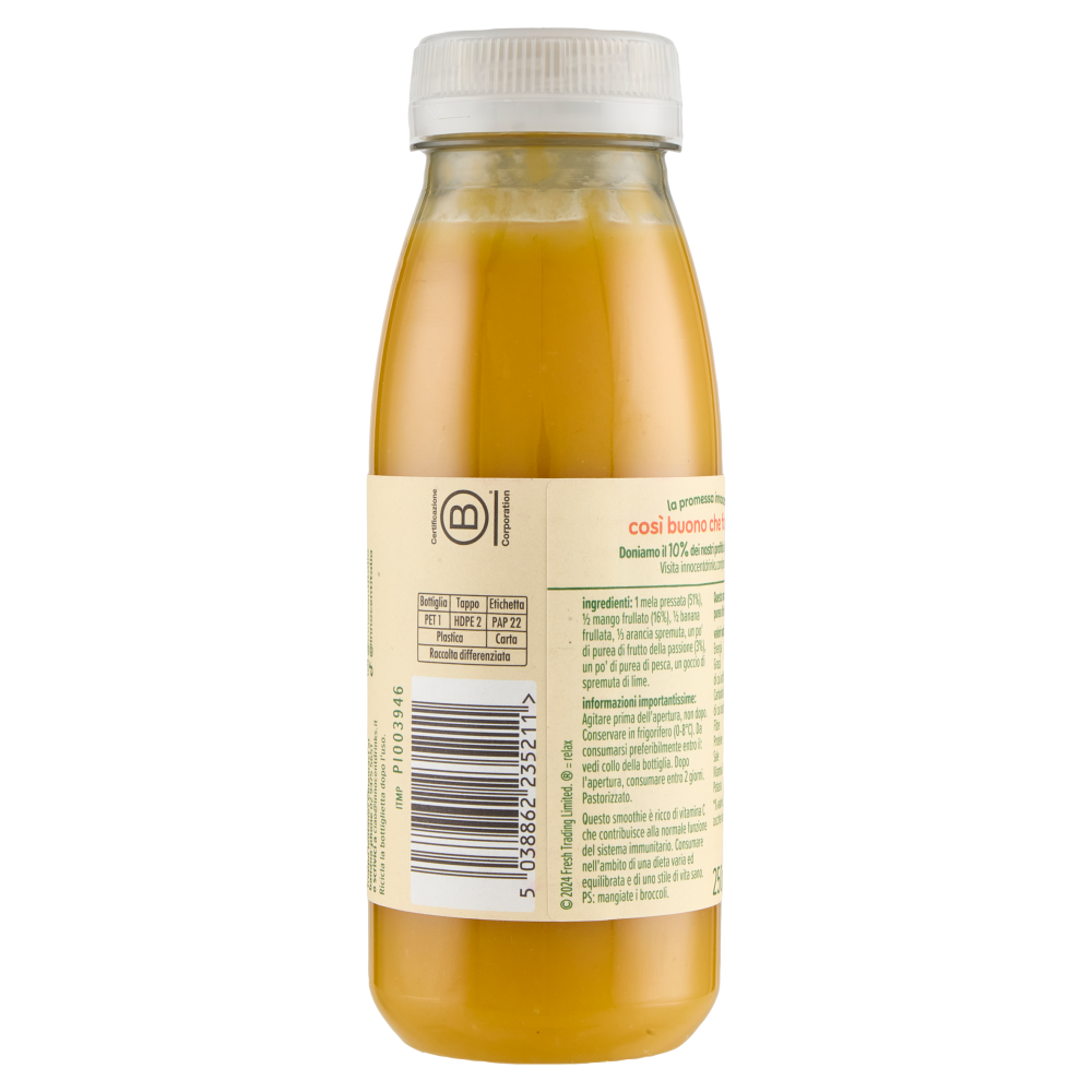 innocent smoothie Mango, Frutto della Passione e Mela 250 ml