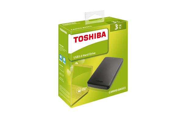 Toshiba Canvio Basics 2.5" 3TB disco rigido esterno 2.5" Micro-USB B 3.2 Gen 1 (3.1 Gen 1) Nero