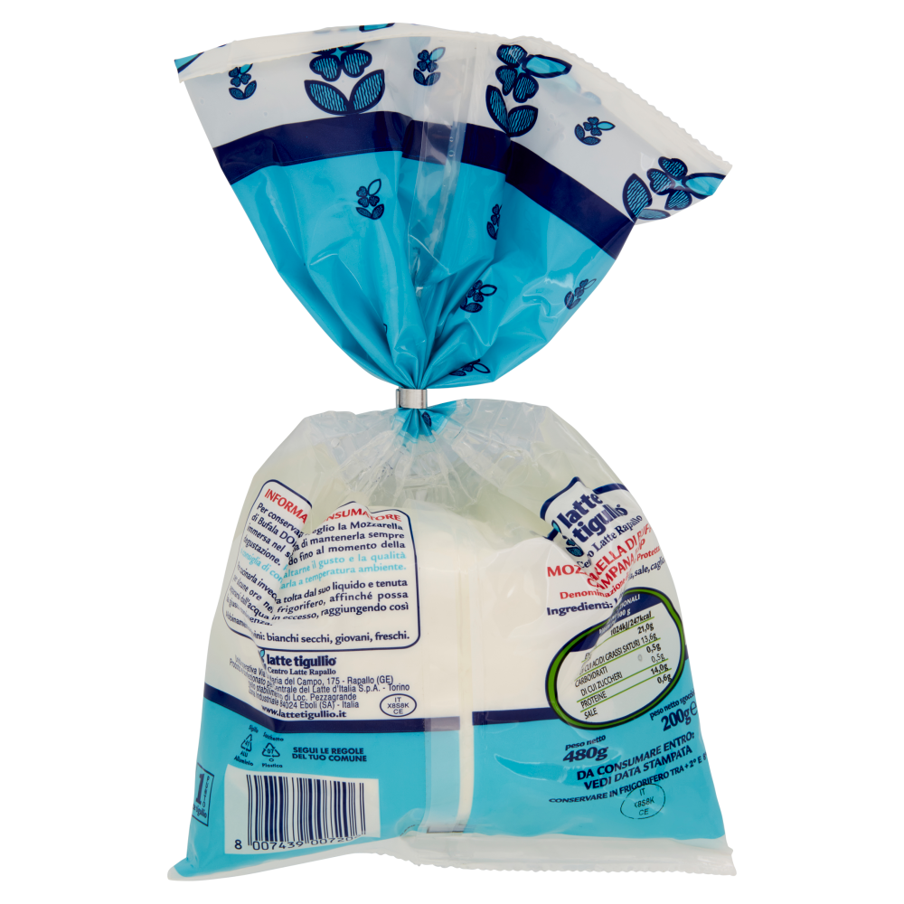 latte tigullio Mozzarella di Bufala Campana DOP 200 g
