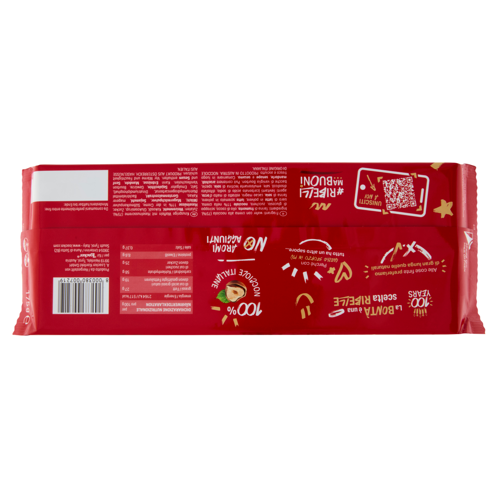 Loacker Classic Napolitaner Wafer con crema alle Nocciole 100% Italiane Wafers 175g