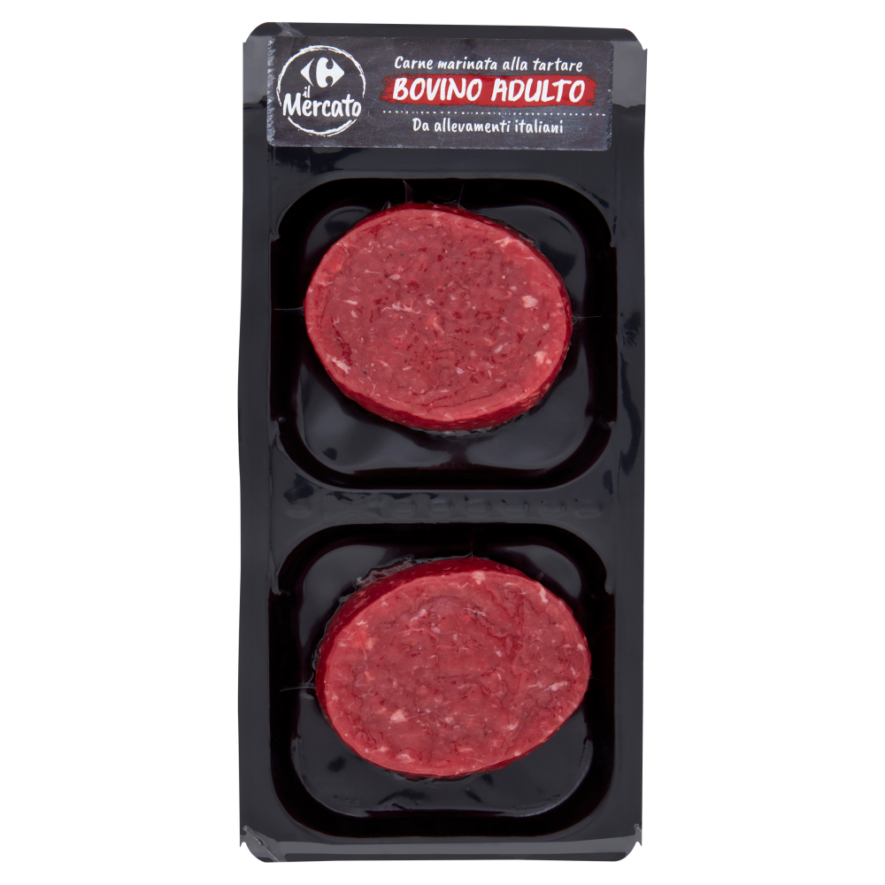 Carrefour il Mercato Carne marinata alla tartare Bovino Adulto 2 x 105 g