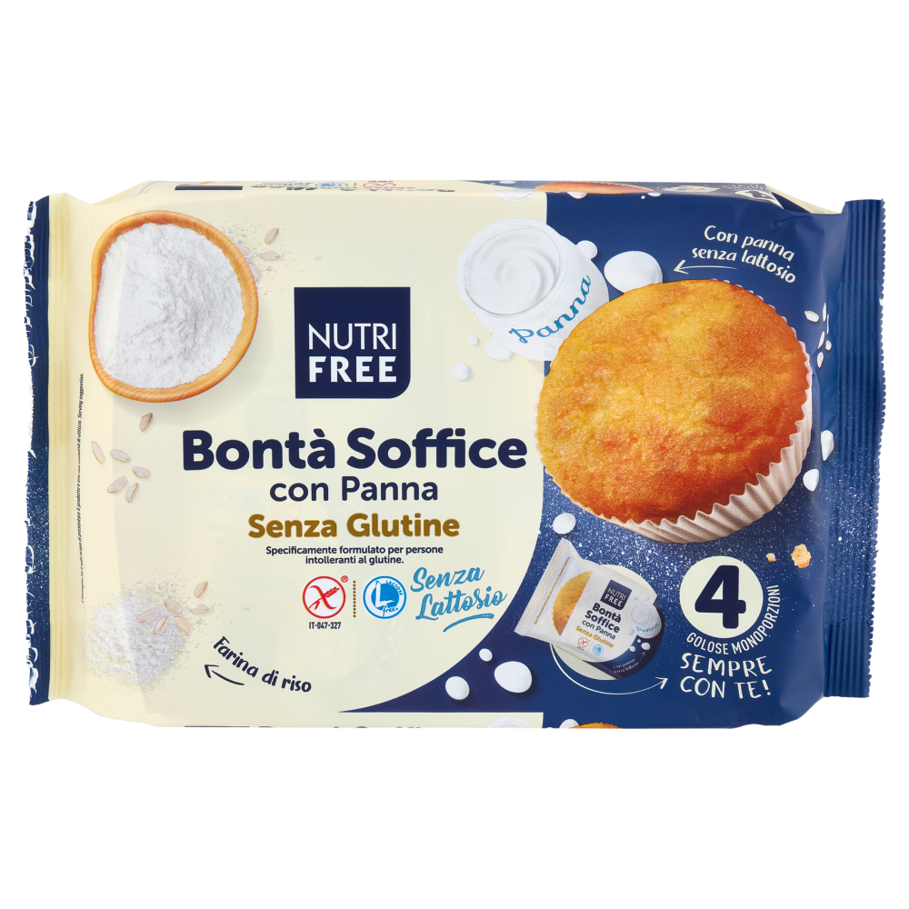 Nutrifree Bontà Soffice con Panna Senza Glutine 140 g