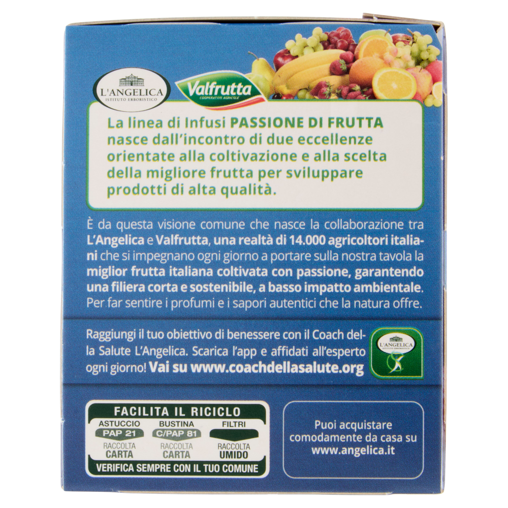L'Angelica Passione di Frutta Mirtilli Fragola 15 Filtri 28.5 g