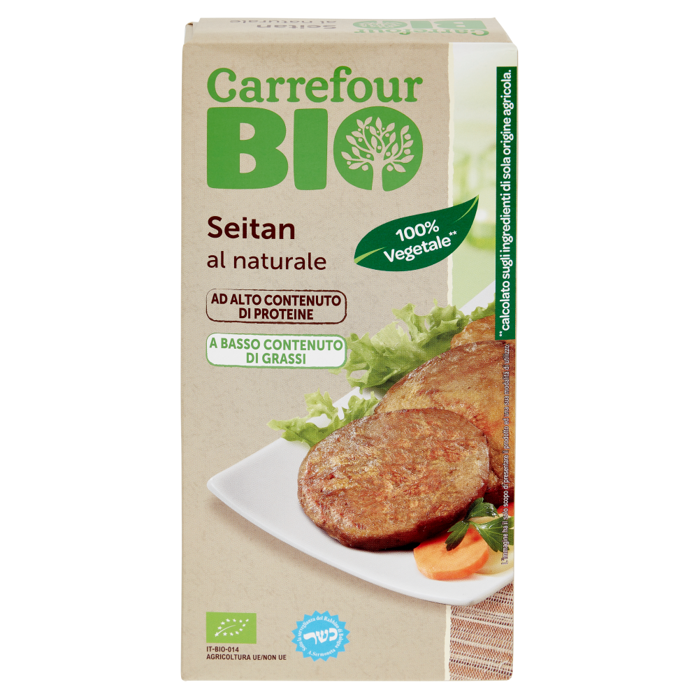 Carrefour Bio Seitan al naturale 2 x 100 g Carrefour
