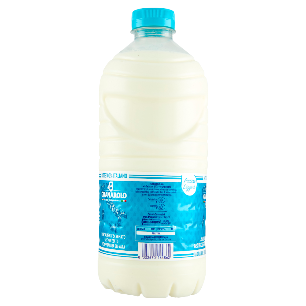 Granarolo Piacere Leggero Parzialmente Scremato Pastorizzato a Temperatura Elevata 1,5 L