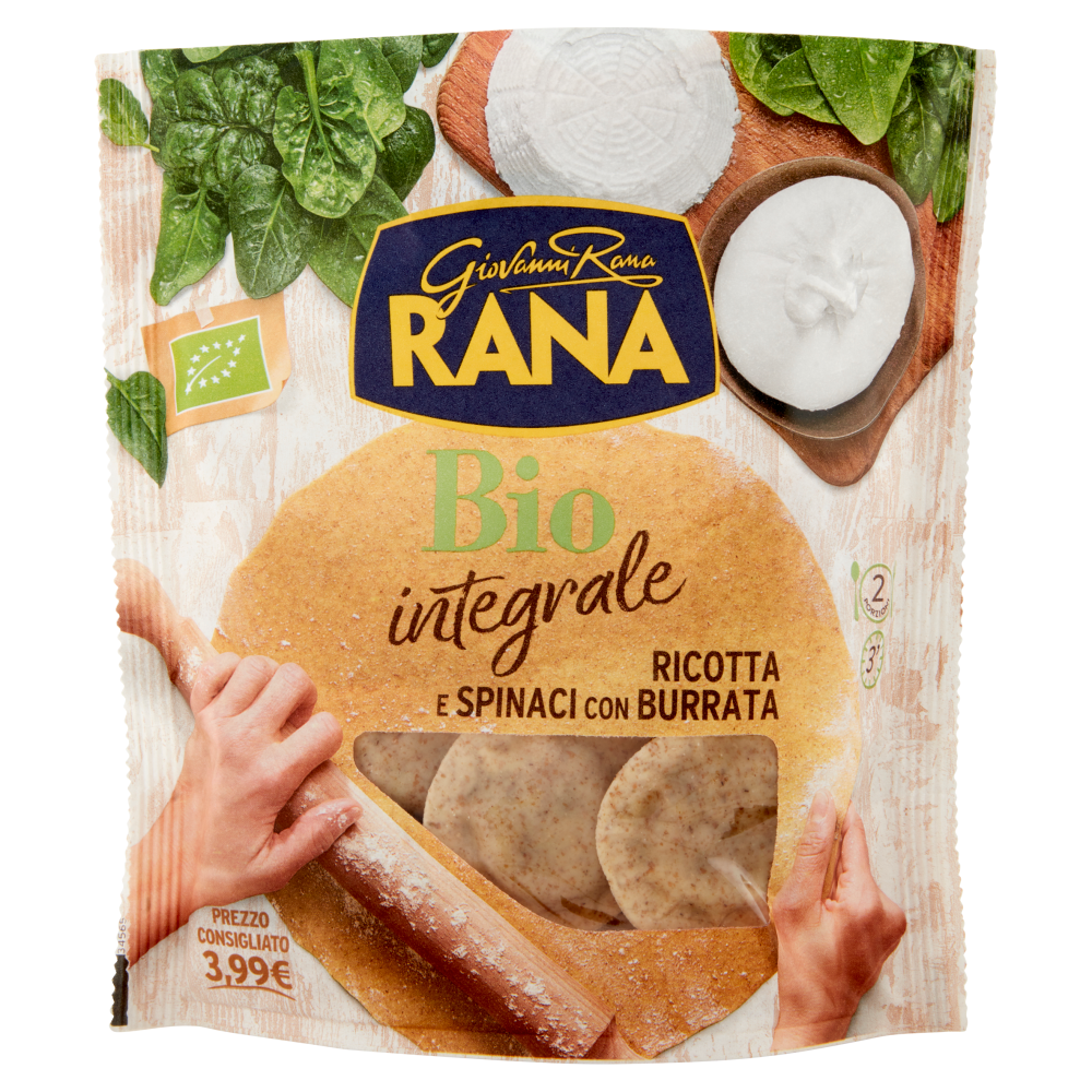 Giovanni Rana Bio integrale Ricotta e Spinaci con Burrata 250 g