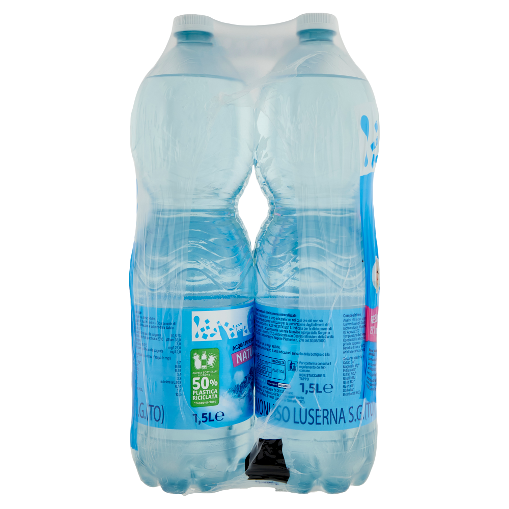Carrefour Classic Naturale Acqua Minerale Naturale Monviso 6 x 1,5 L
