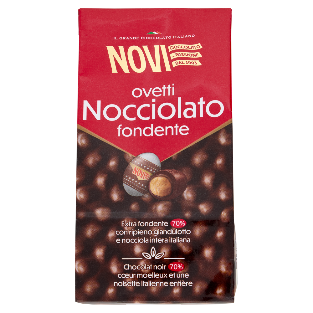 Novi ovetti Nocciolato fondente Extra fondente 70% 145 g