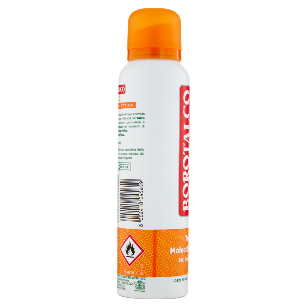 Borotalco Attivo Profumo di Mandarino e Neroli Deo Spray 150 ml