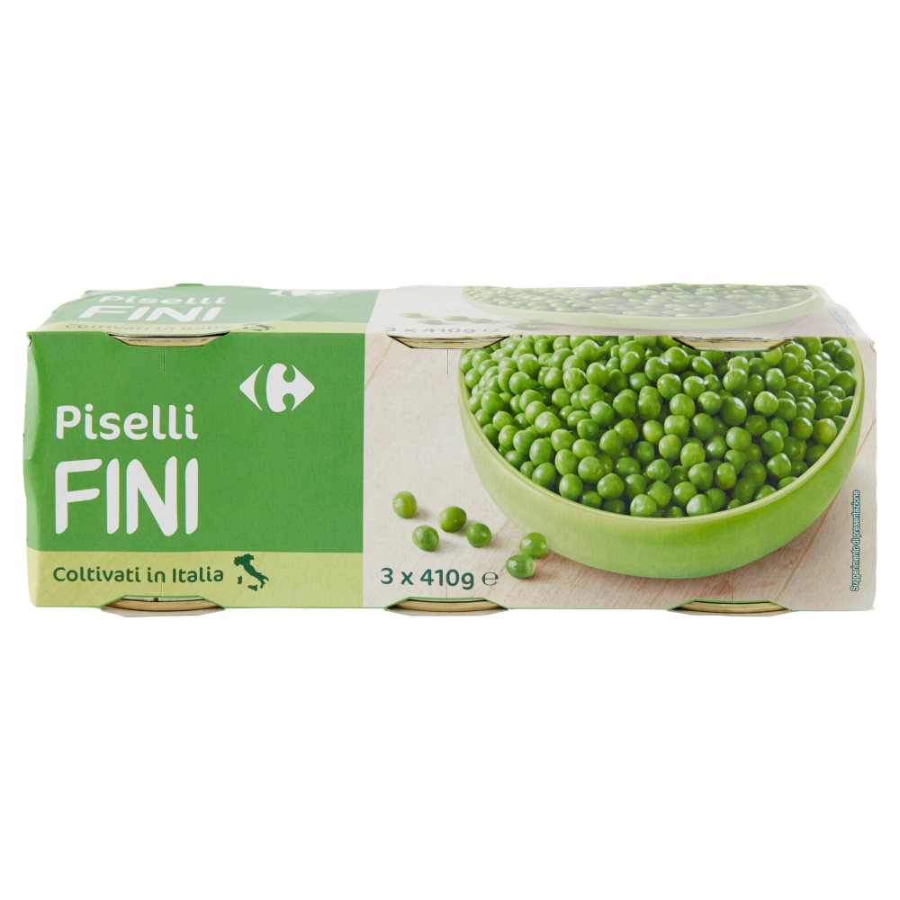 Carrefour Piselli Fini 3 x 410 g