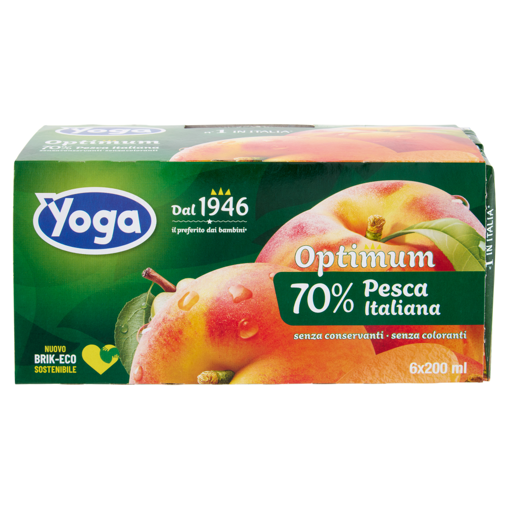 Yoga Optimum 70% Pesca Italiana 6 x 200 ml