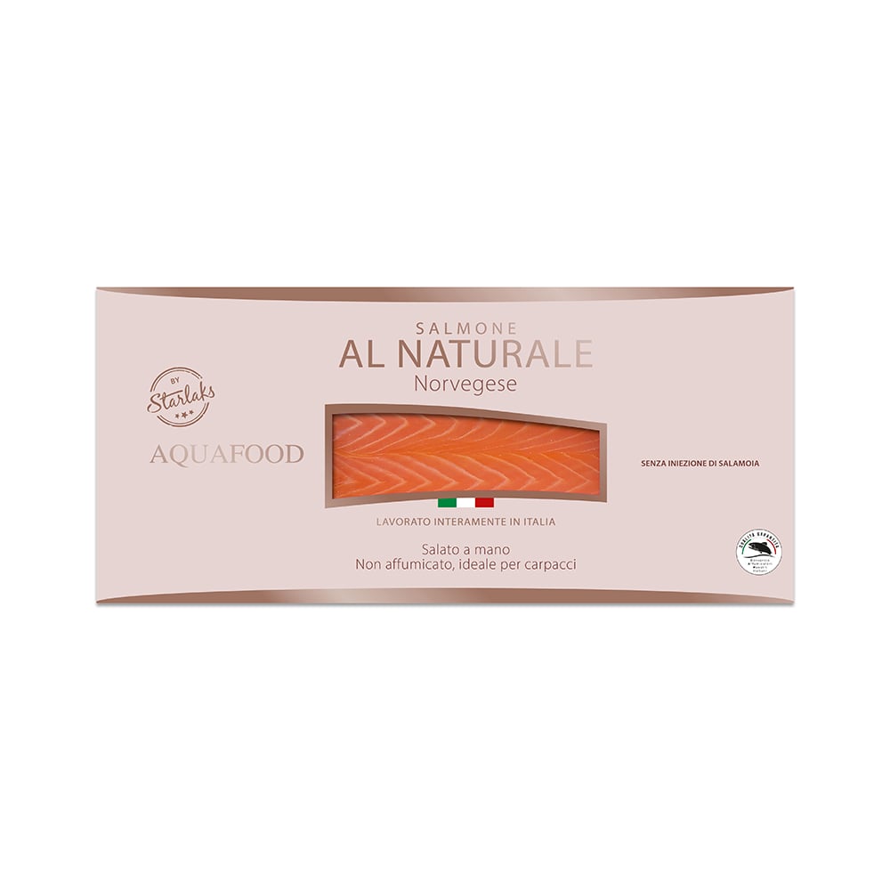Salmone Norvegese al Naturale per Carpacci 200 g
