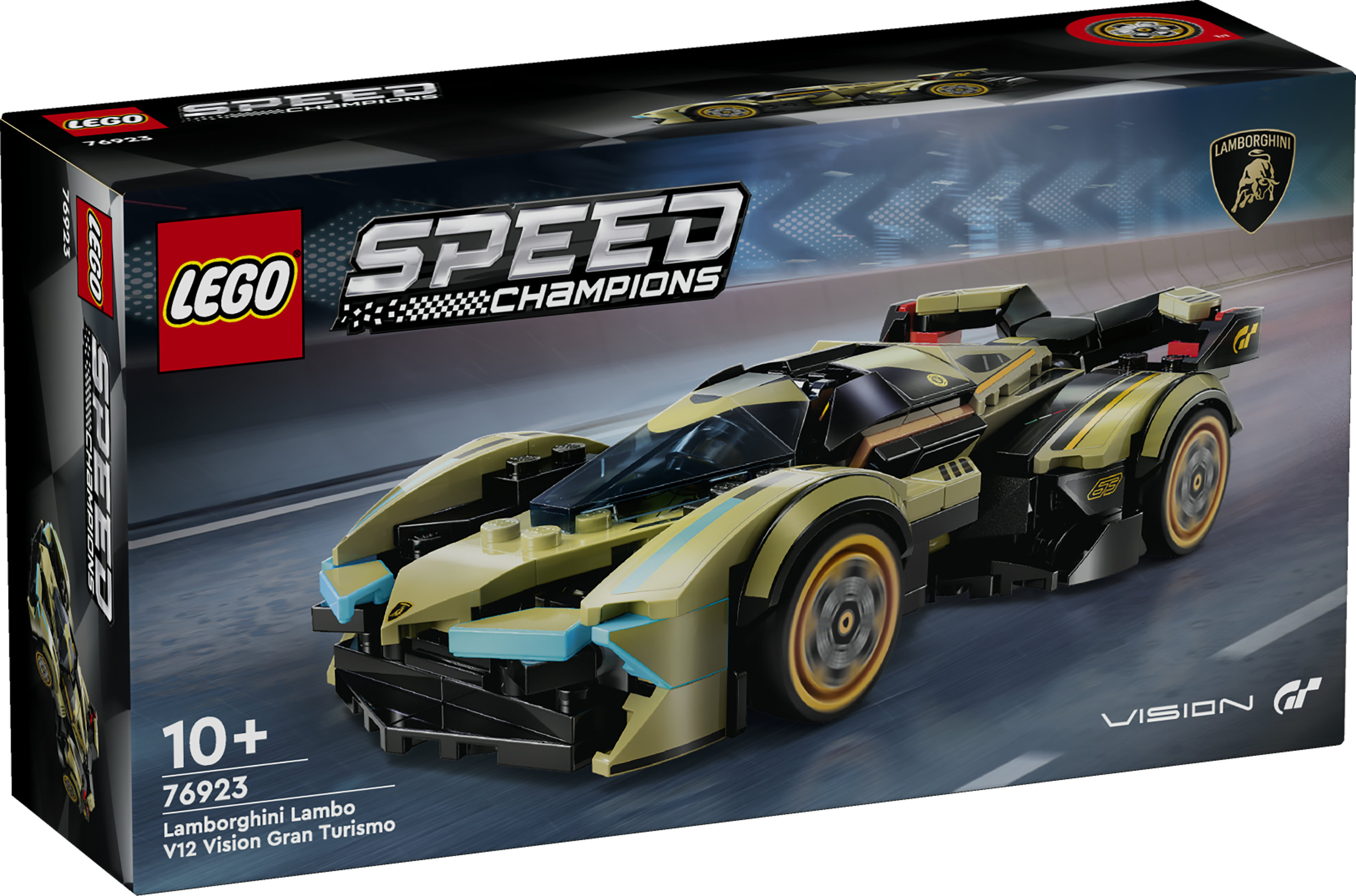 LEGO Speed Champions 76923 Super Car Lamborghini Lambo V12 Vision GT, Macchina Giocattolo da Collezione per Bambini 10+ Anni