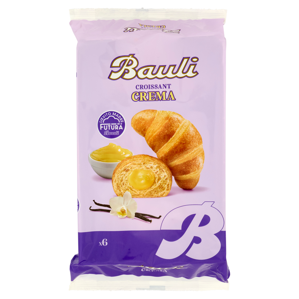 Bauli Croissant Crema 6 x 50 g