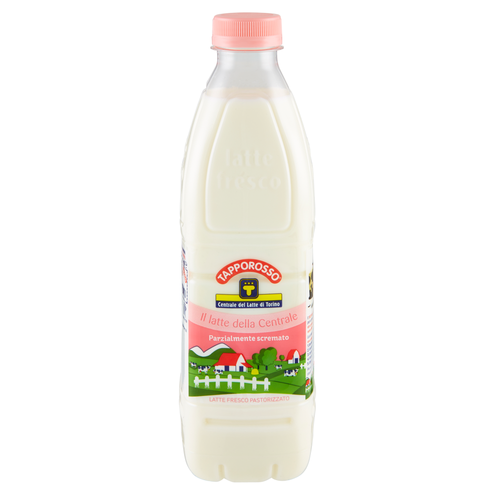 Centrale del Latte di Torino Tapporosso Latte Fresco Pastorizzato Parzialmente scremato 1000 ml