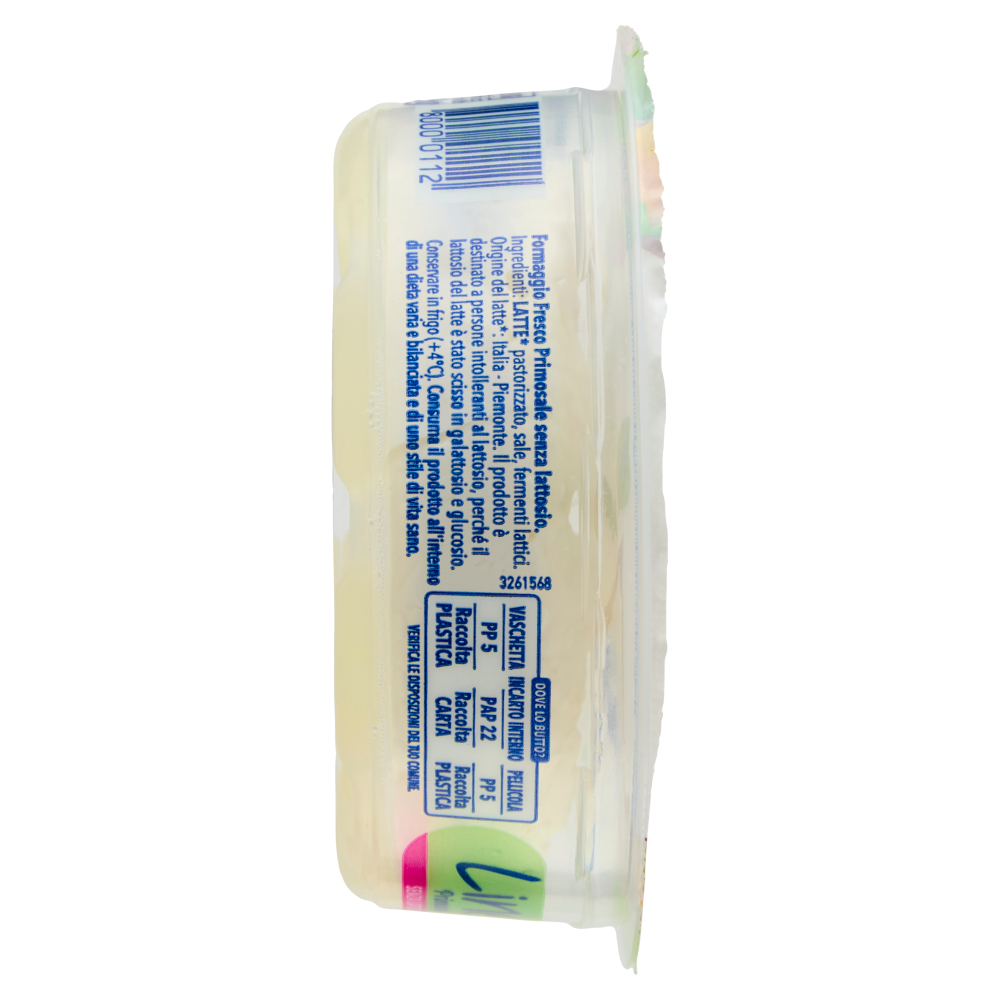 Fattorie Osella Linea Osella Formaggio Fresco Primosale Senza Lattosio 125g