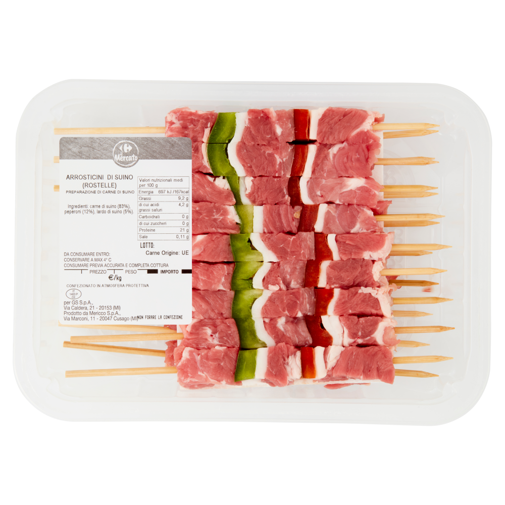 Carrefour il Mercato Arrosticini di Suino