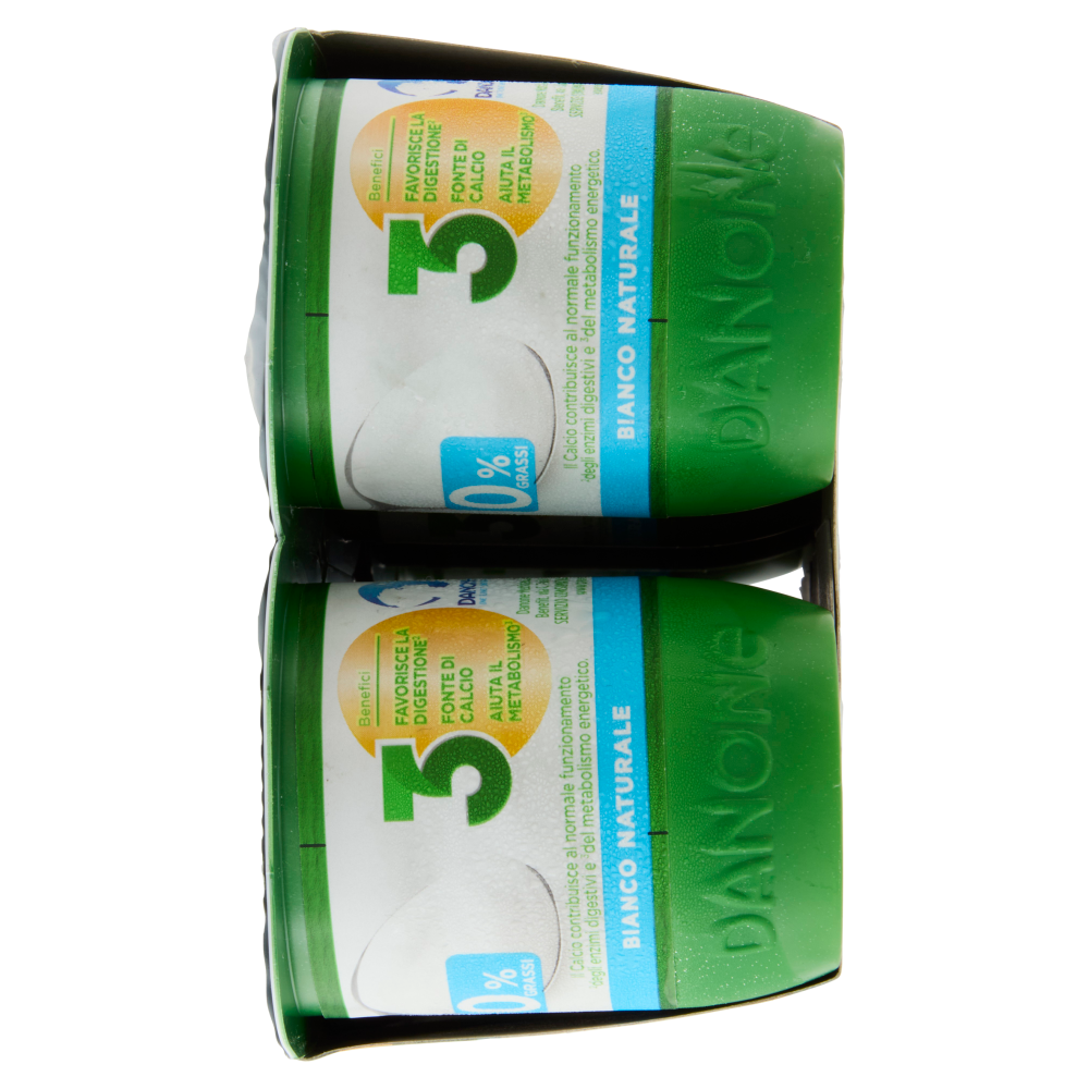 ACTIVIA Yogurt con Probiotico Bifidus, 0% Grassi, Bianco Naturale, 8x125g