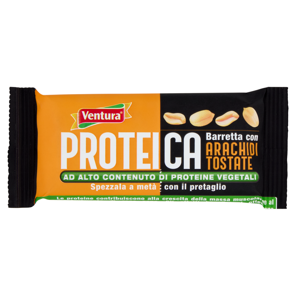 Ventura Proteica Barretta con arachidi Tostate 50 g