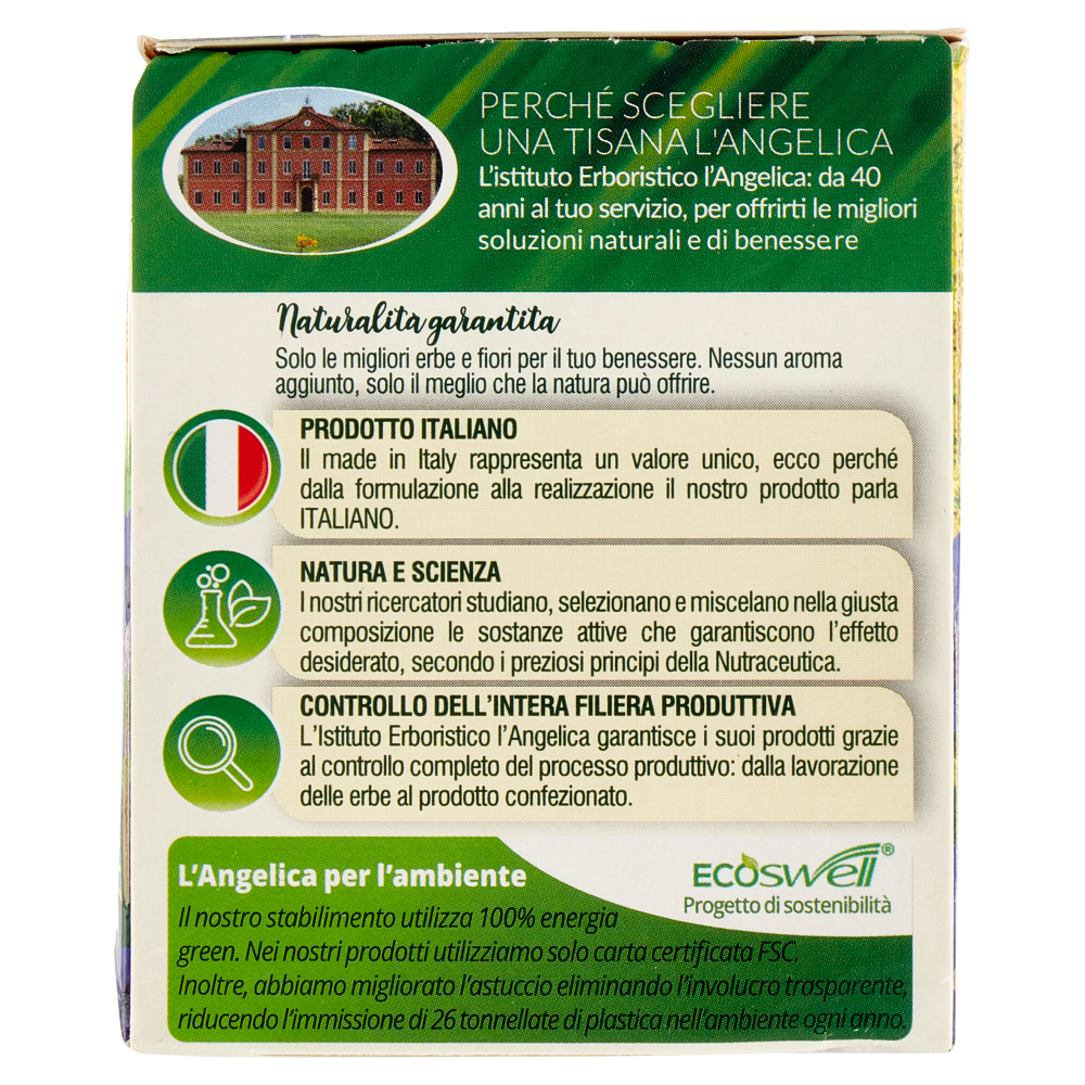 L'Angelica Le Tisane Dopo Pasto Active 18 Filtri 36 g