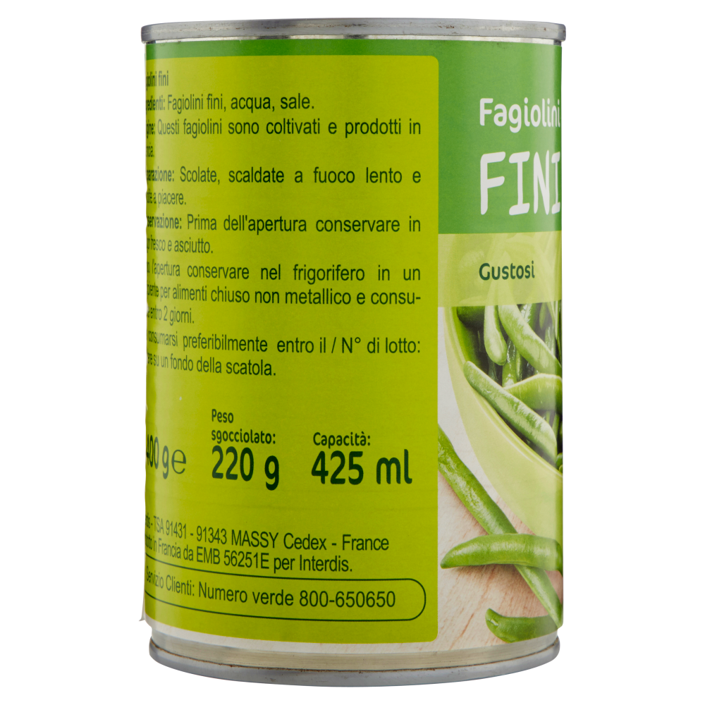 Carrefour Fagiolini Fini 400 g