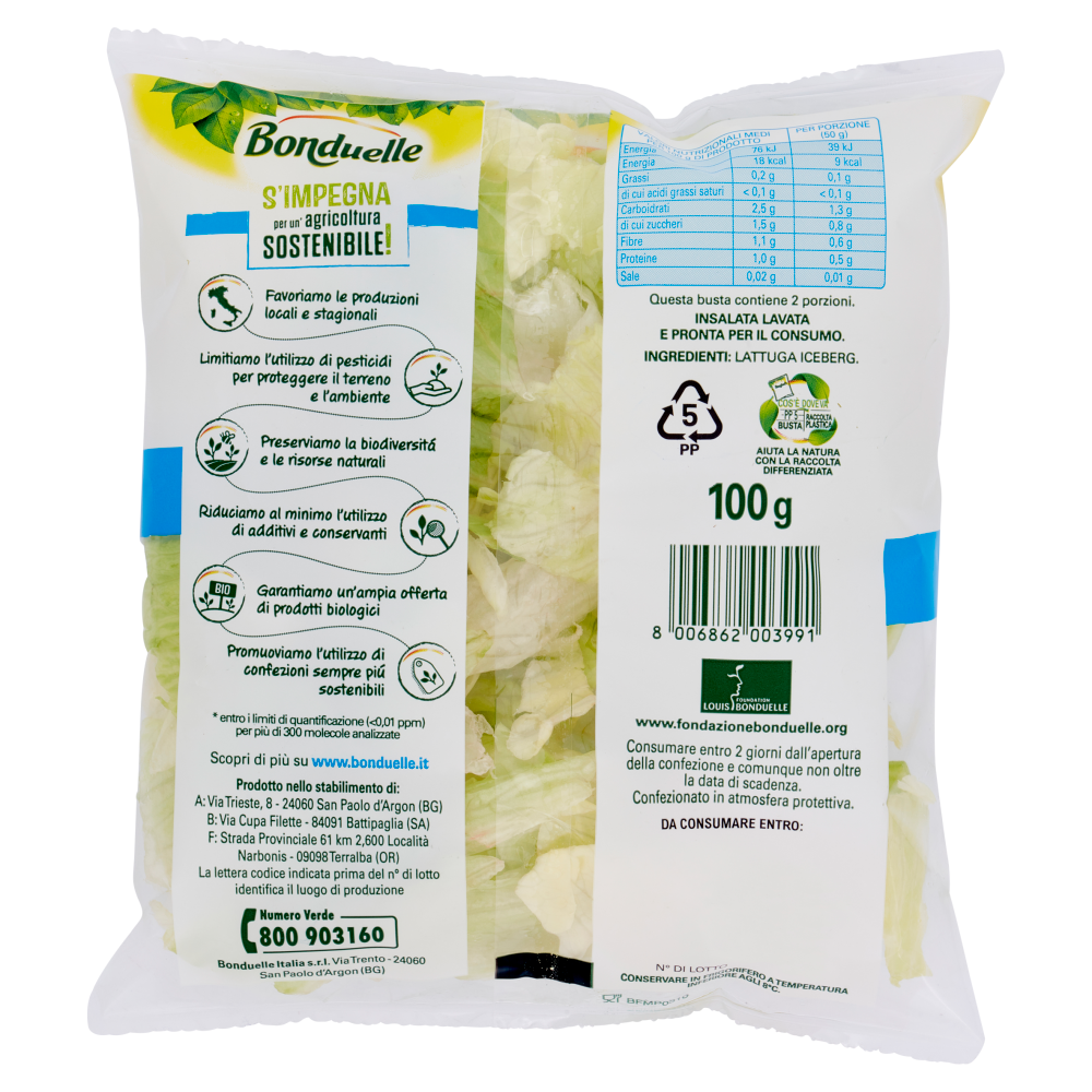 Bonduelle Iceberg	 100 g