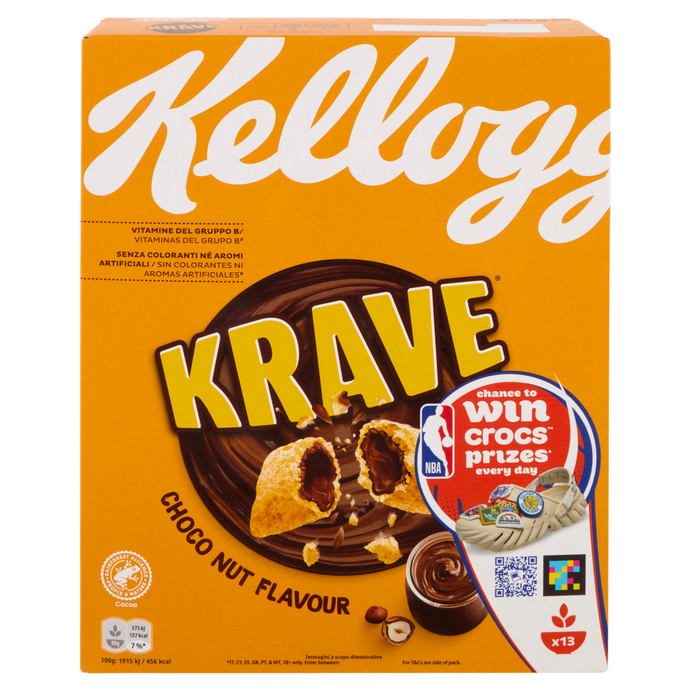 Kellogg's Krave Choco Nut Flavour 410 g
