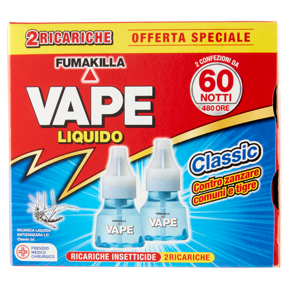 VAPE Liquido Classic Ricarica 2 x 30 ml