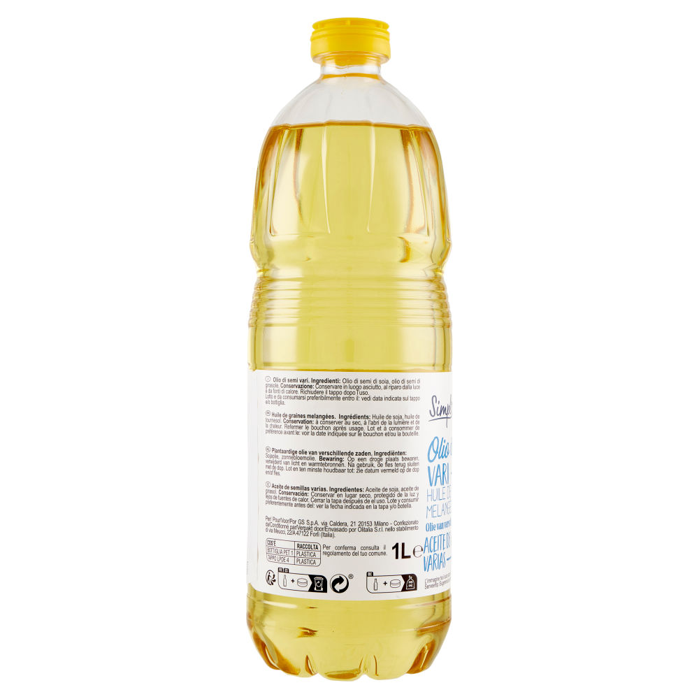 Simpl Olio di semi Vari 1 L