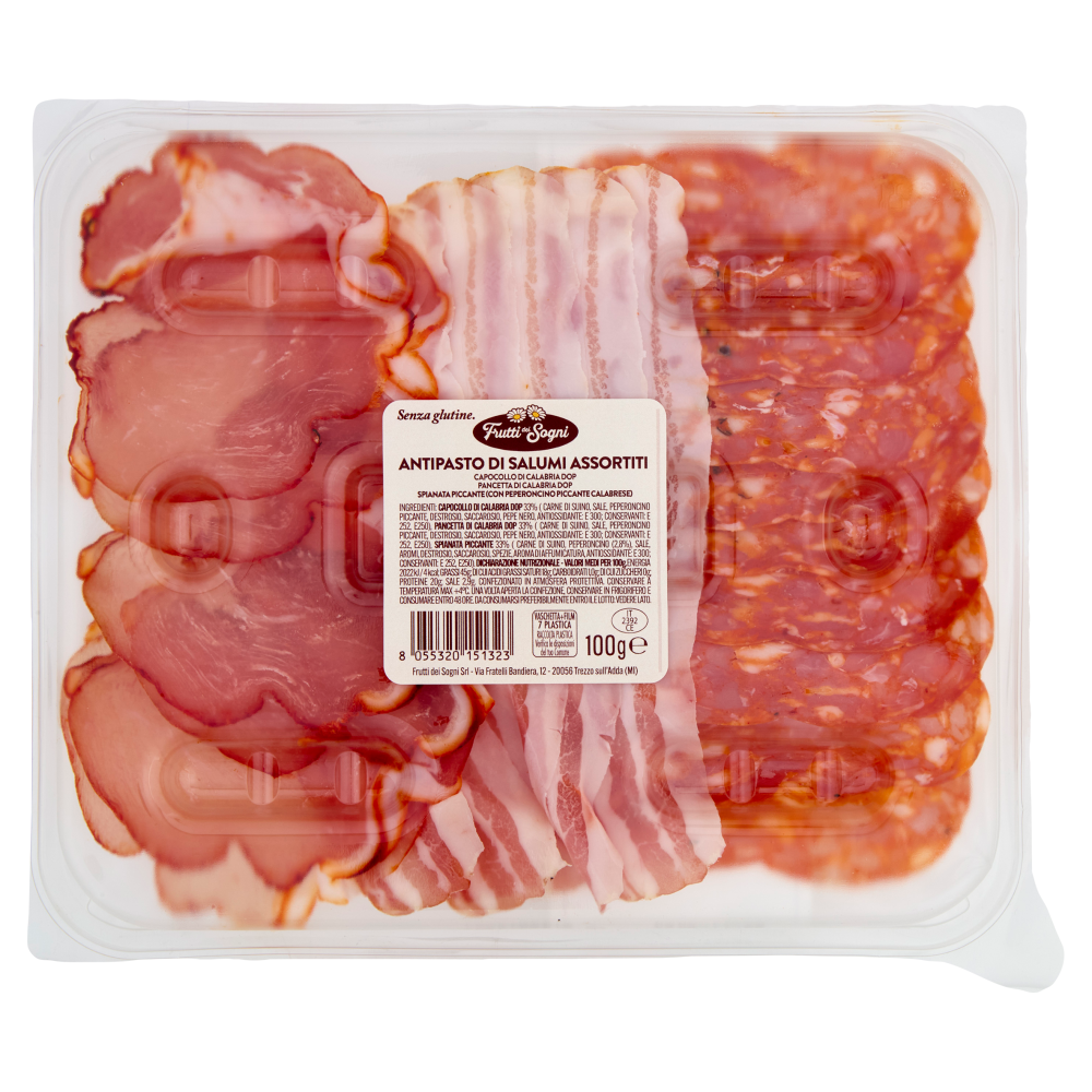 Frutti dei Sogni Tradizioni di Calabria in Tavola l'Antipasto di Calabria 100 g