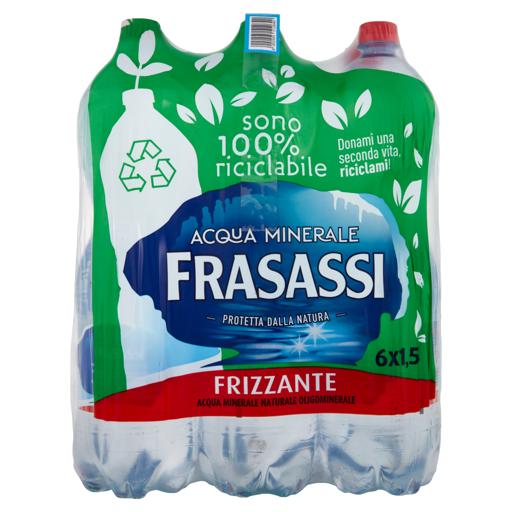 Frasassi Acqua Minerale Frizzante 6 x 1,5 L