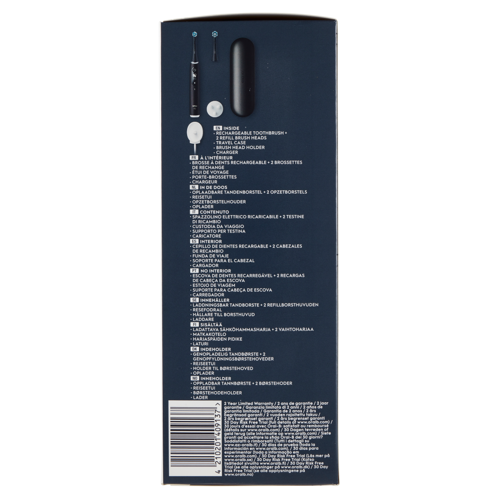 Oral-B iO Series 6s Spazzolino Elettrico Denti Ricaricabile Black Lava