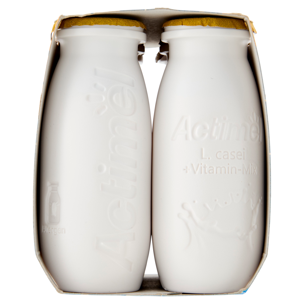 ACTIMEL, Yogurt da Bere con Vit B6 e D per il Sistema Immunitario, Multifrutti, 6X100G
