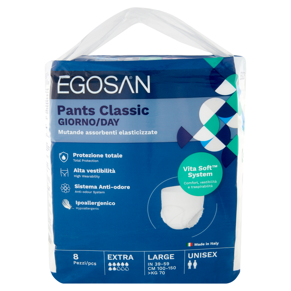 Egosan Pants Classic Giorno Large Unisex 8 pz