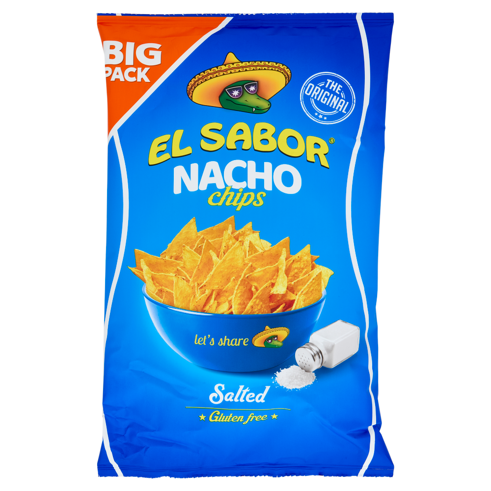 El Sabor Nacho chips Salted 180 g