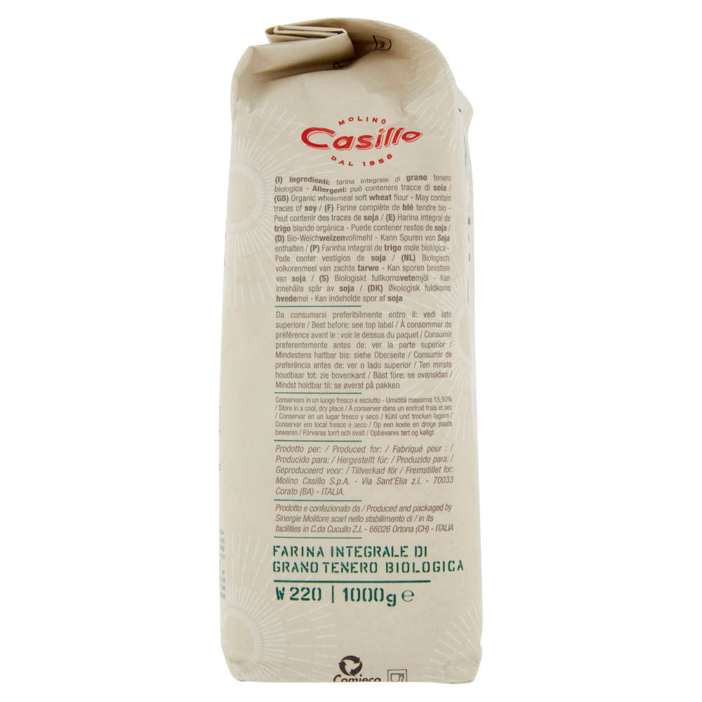 Molino Casillo Integrale Bio Farina Integrale Bio 1000 g