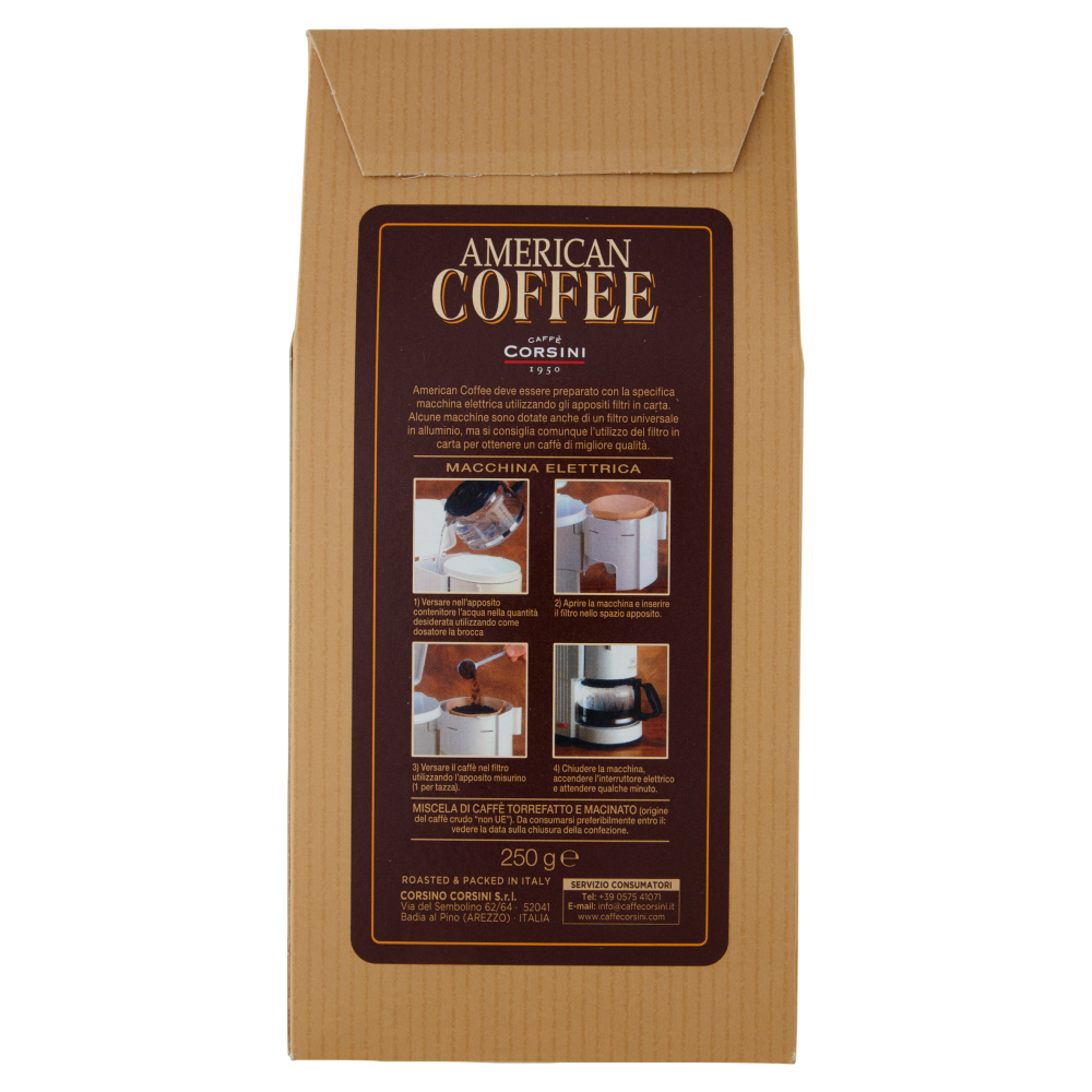 River Steamer American Coffee Caffè Filtro 250 g