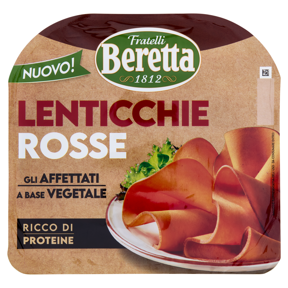Fratelli Beretta Gli Affettati a Base Vegetale Lenticchie Rosse 90 g