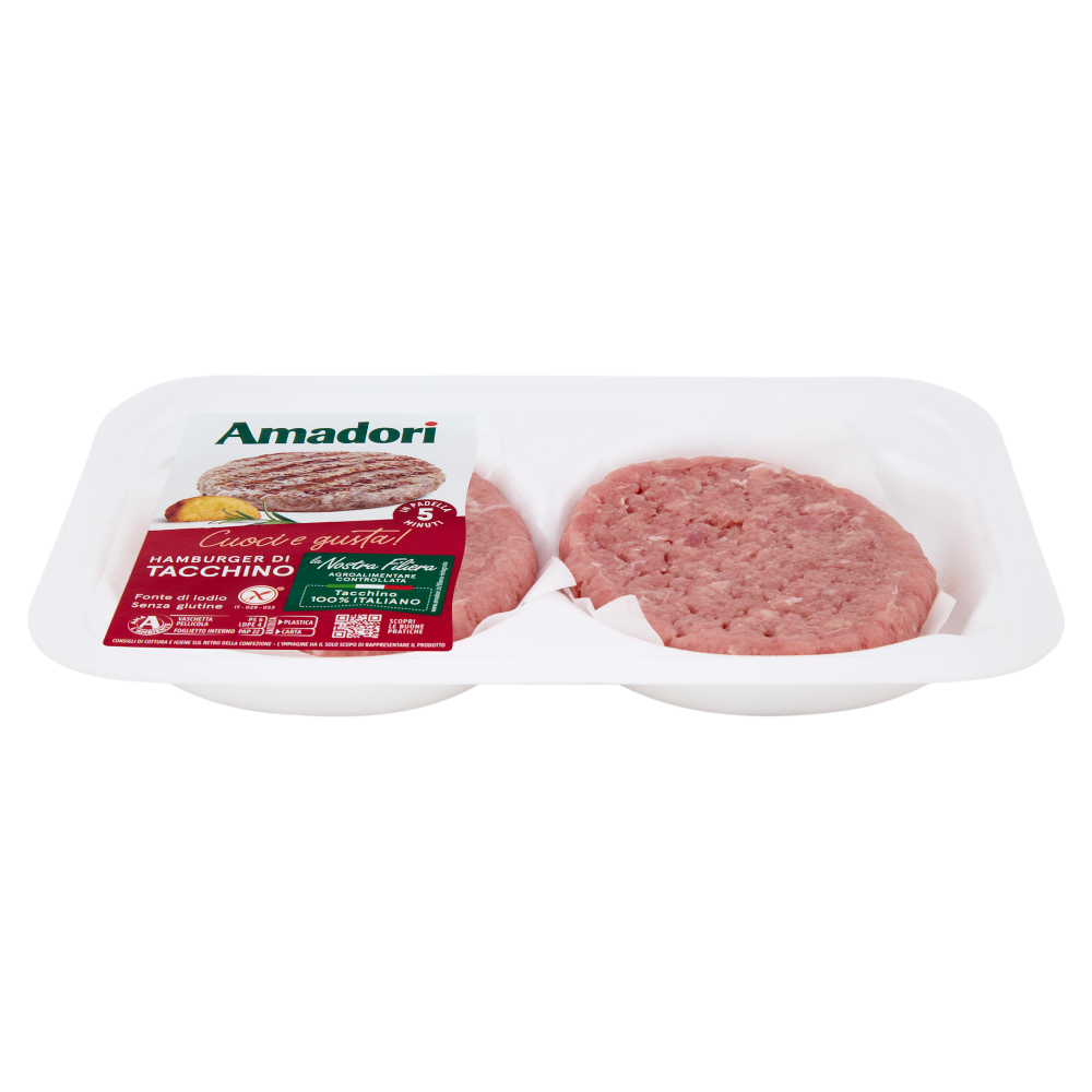 Amadori Hamburger di Tacchino 0,160 kg