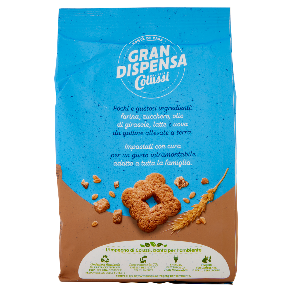 Colussi Gran Dispensa Biscotti con Farina Integrale 600 g